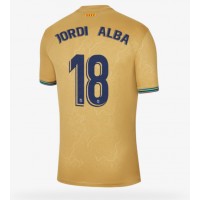 Barcelona Jordi Alba #18 Udebanetrøje 2022-23 Kortærmet